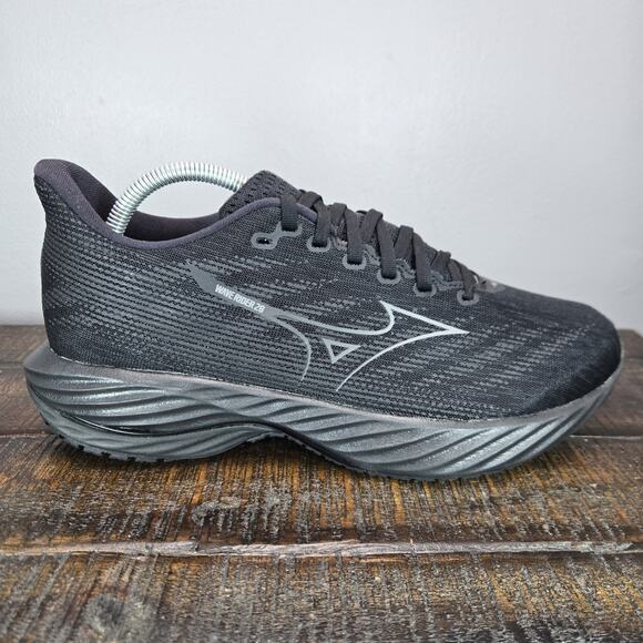 NEW Mizuno Wave Rider 28 Mens Size 9.5 Gym Running Shoes Sneakers Black - Picture 5 of 11